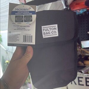 Charcoal insulated lunch bag